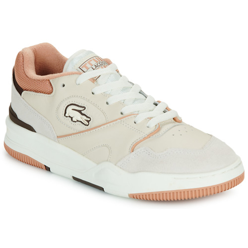 Sapatos Sapatilhas Lacoste tennis LINESHOT Branco / Bege