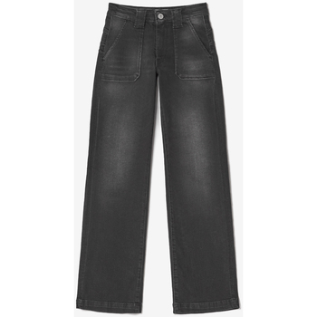 Textil Rapariga Calças de ganga Polos mangas curtaises Jeans  pulp flare, comprimento 34 Preto