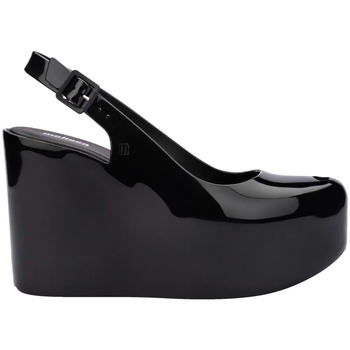 Sapatos Mulher Sapatos Melissa Sapatos Groovy Wedge - Black Preto