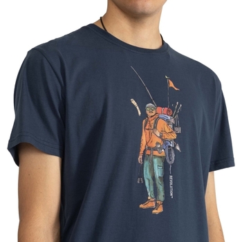 Revolution T-Shirt Regular 1333 HIK - Navy Azul