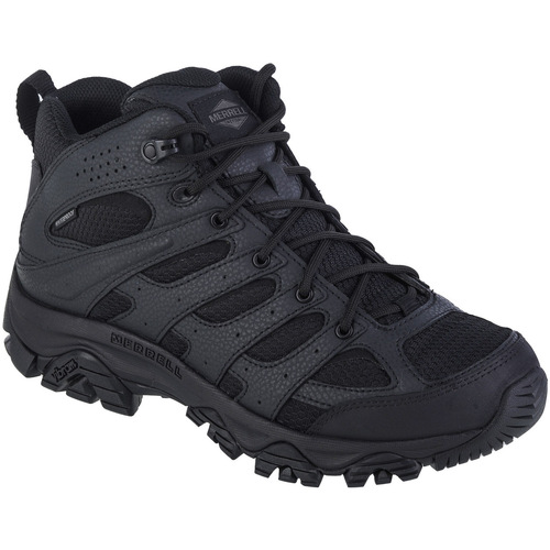 Sapatos Homem Sapatos de caminhada Merrell Moab 3 Tactical WP Mid Preto