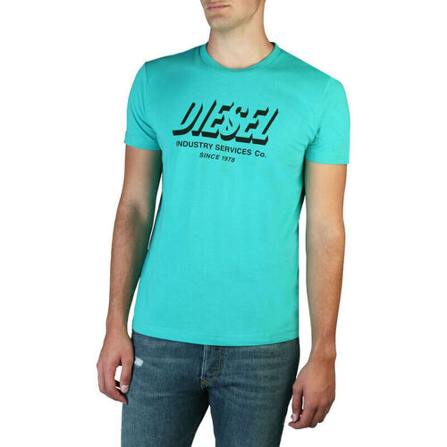 Textil Homem T-Shirt for mangas curtas Diesel - t-diegos-a5_a01849_0gram Azul