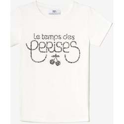 Textil Rapariga T-shirts e Pólos Le Temps des Cerises T-shirt MAMOUGI Castanho