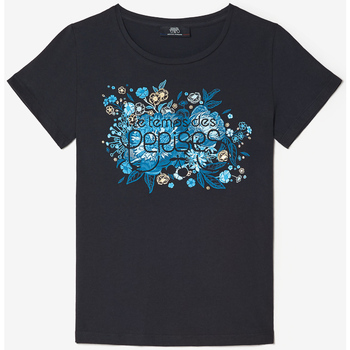 Textil Mulher T-shirts e Pólos G-Star T-shirt met folielogo T-shirt GRACY Preto