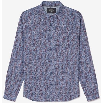 Textil Homem Camisas mangas comprida La Maison Blaggiises Camisa RETIL Azul