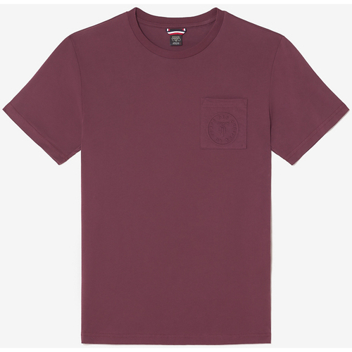 Textil Homem T-shirts e Pólos Le Temps des Cerises T-shirt PAIA Vermelho