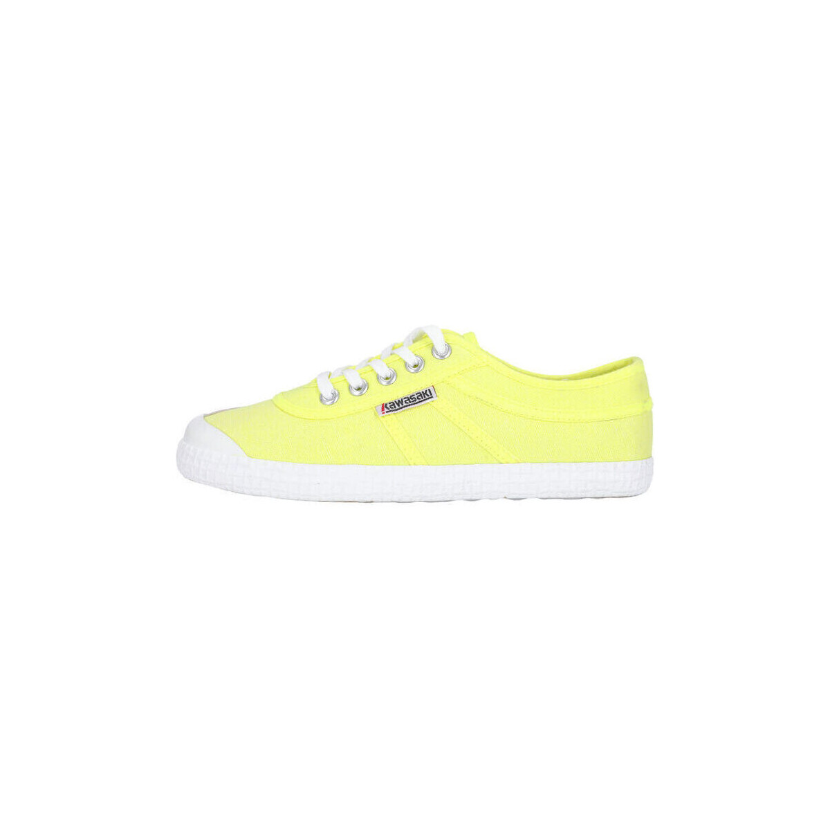 Sapatos Sapatilhas Kawasaki Original Neon Canvas shoe K202428-ES 5001 Safety Yellow Amarelo