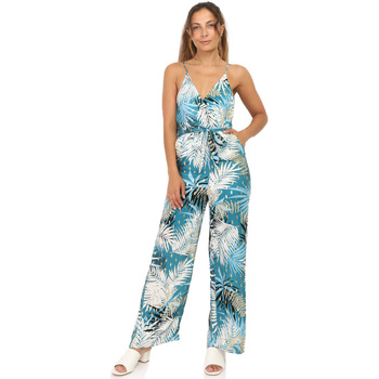 Textil Mulher Macacões/ Jardineiras La Modeuse 67310_P156335 Azul