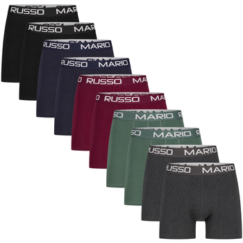 Mario Russo 10-Pack Basic Boxers Multicolor