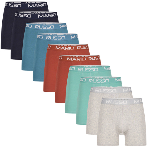 Roupa de interior Homem Boxer Mario Russo 10-Pack Basic Boxers Multicolor