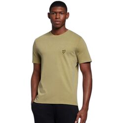 Textil Homem T-shirts e Pólos Lyle & Scott TS1814V SANDWASH PIQUE-W874 SANDWASH Verde