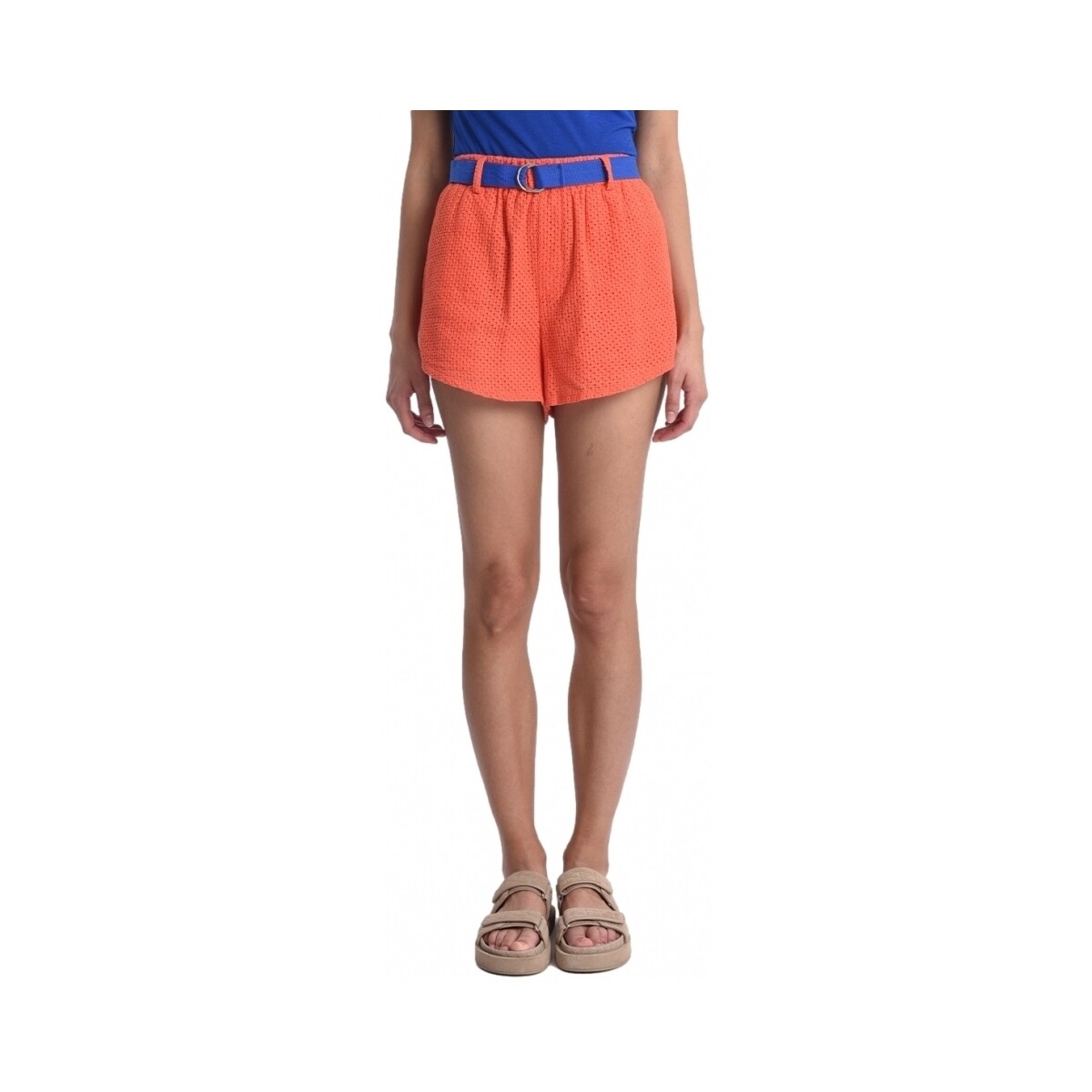Textil Mulher Shorts / Bermudas Molly Bracken Calções SL499AP - Orange Laranja