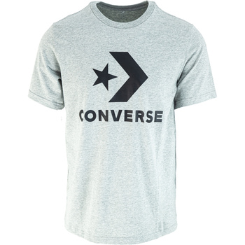 Textil Tops sem mangas Converse T-shirt logo frontale Cinza