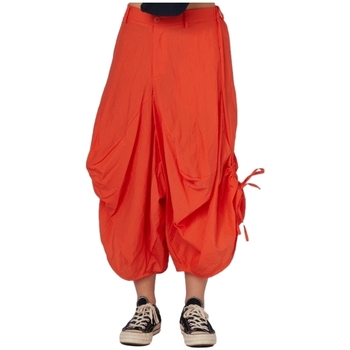 Textil Mulher Calças Wendy Trendy Calças 800075 - Orange Laranja