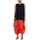 Textil Mulher Calças Wendy Trendy Calças 800075 - Orange Laranja