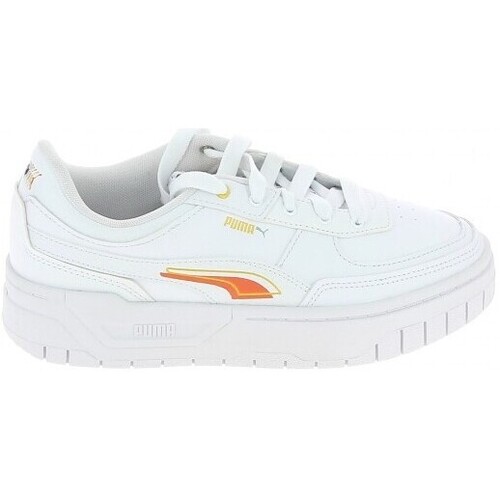 Sapatos Mulher Sapatilhas Puma Cali Dream Brand Love Blanc Orange Branco