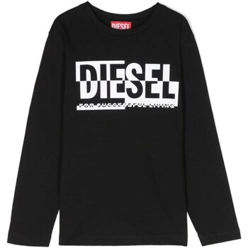 Textil Rapaz T-Shirt TEEN mangas curtas Diesel J01535-00YI9 Preto