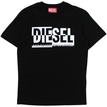 Textil Rapaz T-Shirt for mangas curtas Diesel J01531-00YI9 Preto