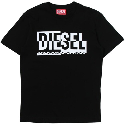 Textil Rapaz T-Shirt TEEN mangas curtas Diesel J01531-00YI9 Preto