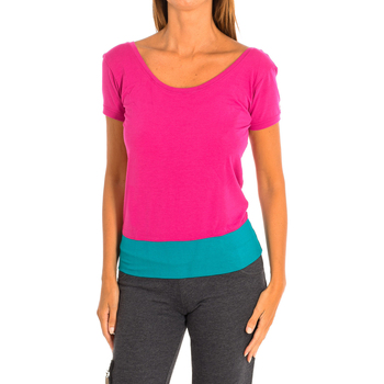 Textil Mulher T-shirts e Pólos Zumba Z1T00321-ROSA Violeta