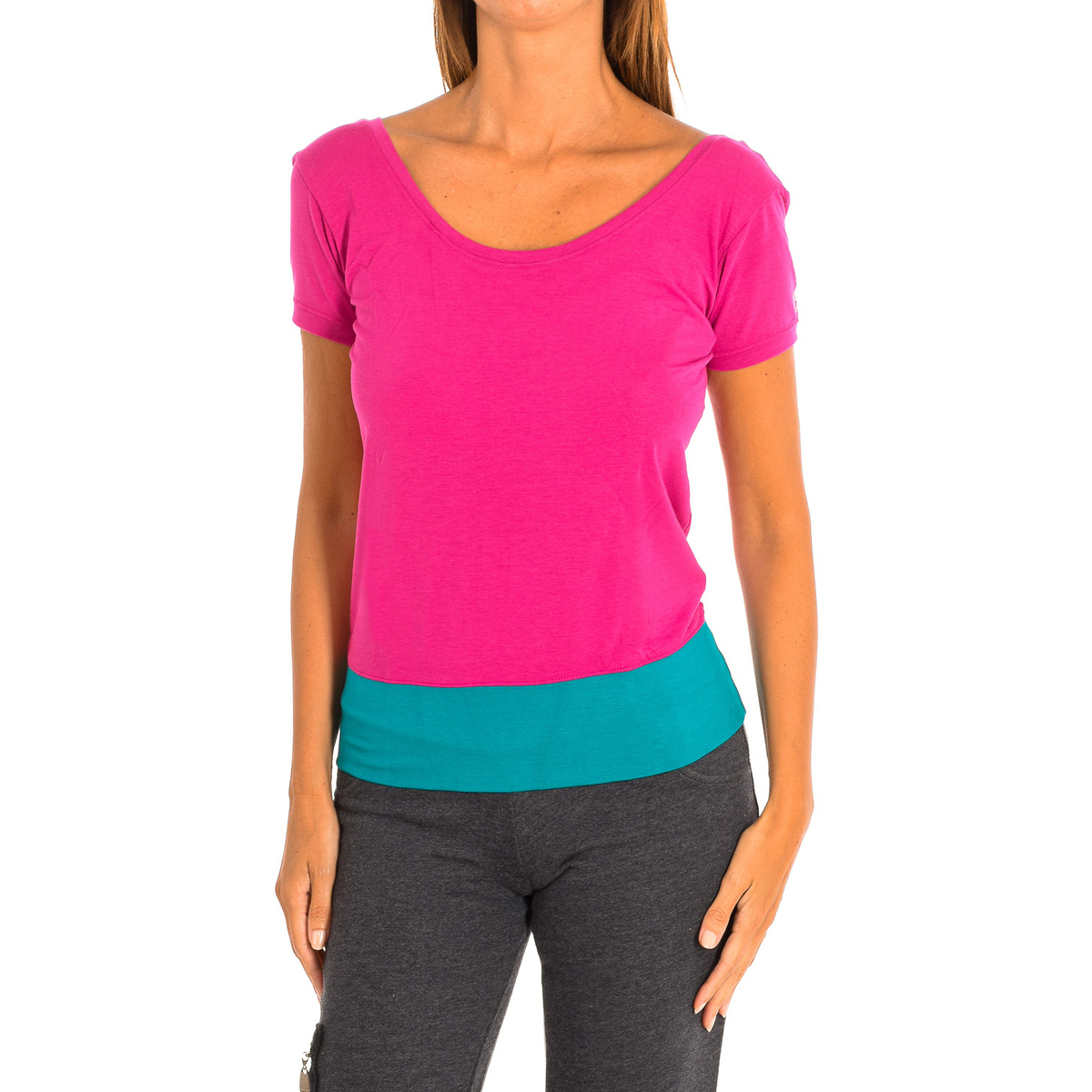 Textil Mulher T-shirts e Pólos Zumba Z1T00321-ROSA Violeta