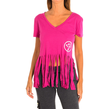 Textil Mulher T-shirts e Pólos Zumba Z1T00371-ROSA Violeta