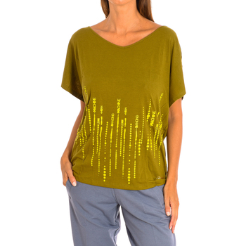 Textil Mulher T-shirts e Pólos Zumba Z1T00463-VERDE Verde