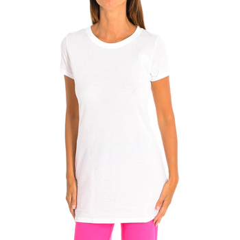 Textil Mulher T-shirts e Pólos Zumba Z1T00543-BLANCO Branco