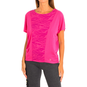 Textil Mulher T-shirts e Pólos Zumba Z1T00685-FUCSIA Rosa