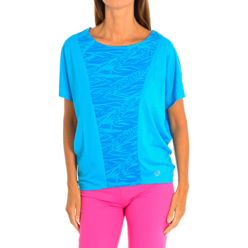 Textil Mulher T-shirts e Pólos Zumba Z1T00685-AZUL Azul