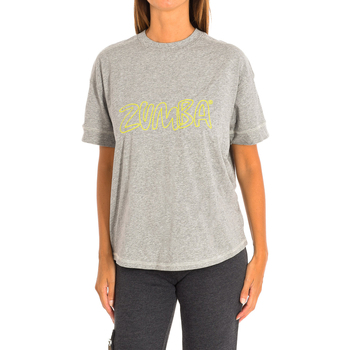 Textil Mulher T-shirts e Pólos Zumba Z2T00106-GRIS Cinza