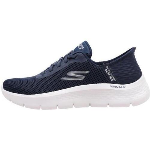 Sapatos Mulher Sapatilhas 216015-NVGY Skechers SLIP-INS: GO WALK FLEX Marinho