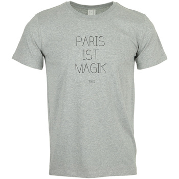 Textil Homem T-Shirt mangas curtas Civissum Paris Ist Magik Tee Cinza