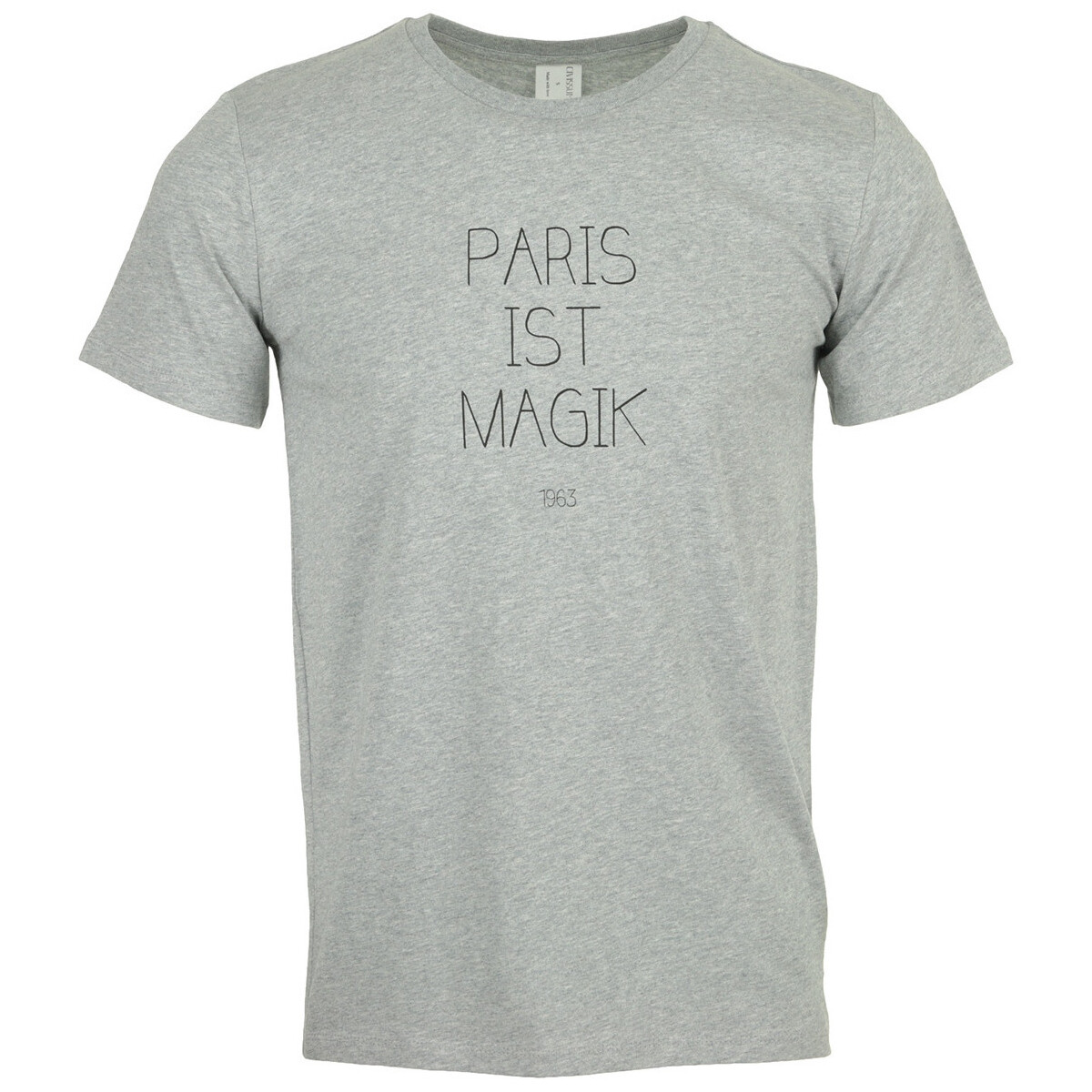 Textil Homem T-Shirt mangas curtas Civissum Paris Ist Magik Tee Cinza