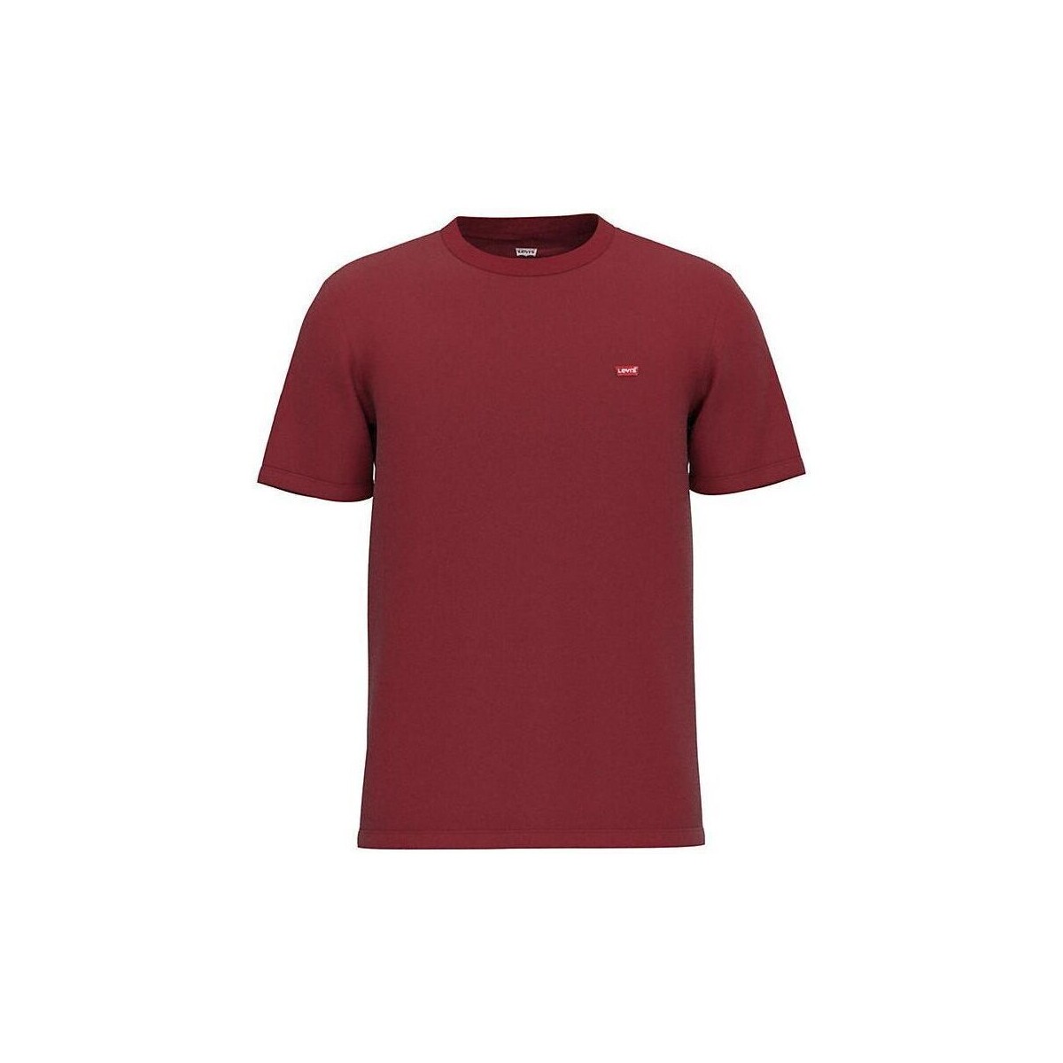 Textil Homem T-shirts e Pólos Levi's 56605 0176 ORIGINAL TEE-RHYTMIC RED Vermelho
