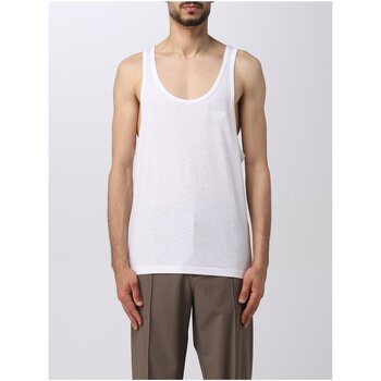 Textil Homem T-shirts e Pólos Emporio Armani 211867 3R485 Branco