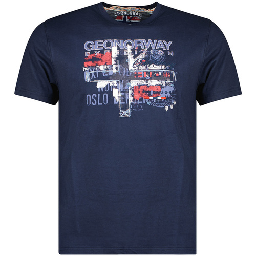 Textil Homem T-Shirt mangas curtas Geo Norway SU1325HGN-NAVY Azul