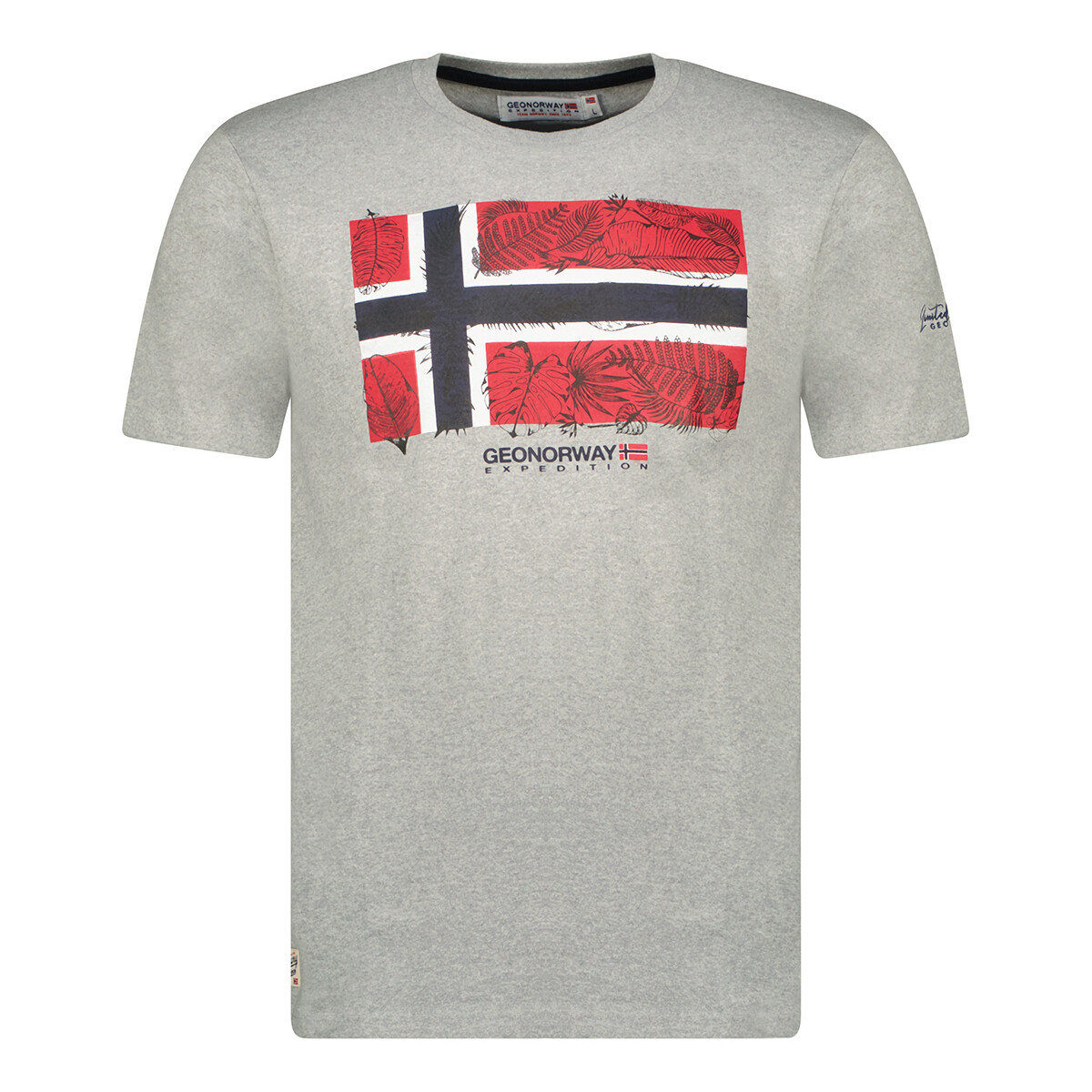 Textil Homem T-Shirt mangas curtas Geo Norway SW1239HGNO-BLENDED GREY Cinza