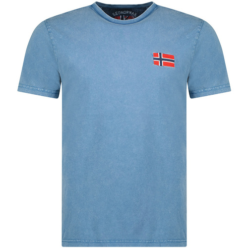 Textil Homem T-Shirt mangas curtas Geographical Norway SW1269HGNO-BLUE Azul