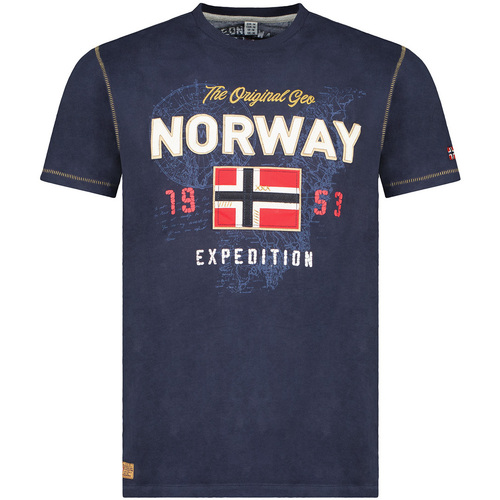 Textil Homem T-Shirt mangas curtas Geo Norway SW1304HGNO-NAVY Azul