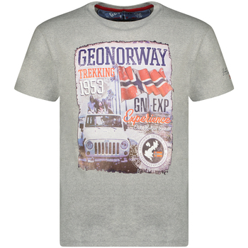 Textil Homem T-Shirt mangas curtas Geographical Norway SW1959HGNO-BLENDED GREY Cinza