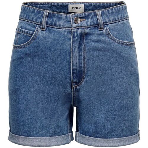 Textil Mulher Shorts / Bermudas Only 15230571 VEGA-MEDIUM BLUE DENIM Azul