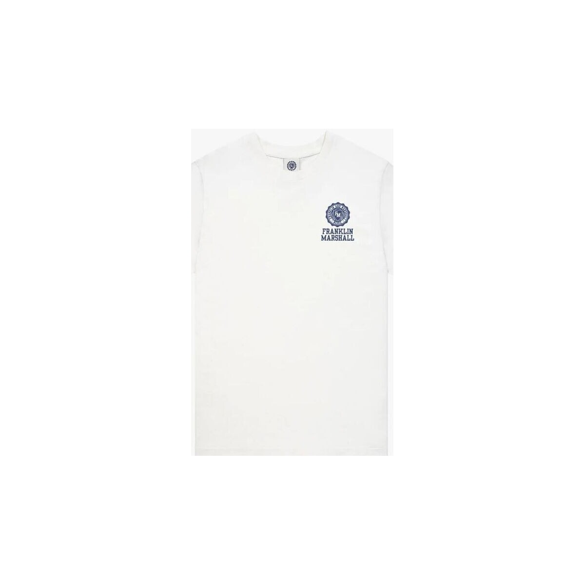 Textil T-shirts e Pólos Franklin & Marshall JM3012.1000P01-011 OFF WHITE Branco