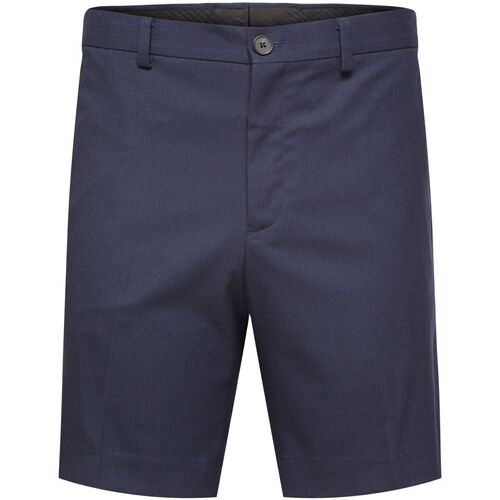 Textil Homem Shorts / Bermudas Selected 16088510 ADAM-NAVY BLAZER Azul
