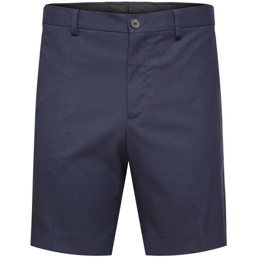 Textil Homem Shorts / Bermudas Selected 16088510 ADAM-NAVY BLAZER Azul