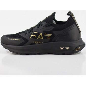 Sapatos Homem Sapatilhas Emporio Armani EA7 Zapatillas  en color negro para Preto