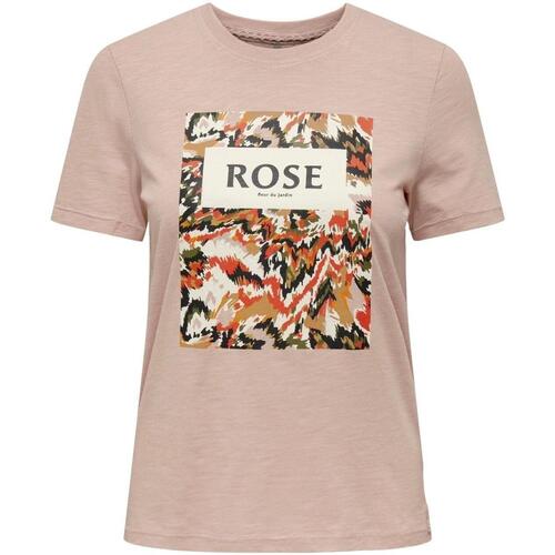 Textil Mulher T-shirts e Pólos Only  Rosa