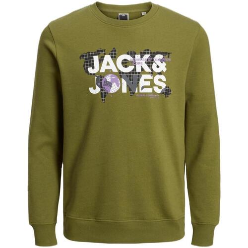 Textil Homem Sweats Jack & Jones  Verde