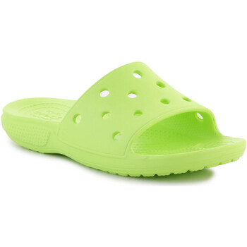Sapatos Mulher Chinelos Crocs Hey CLASSIC SLIDE LIMEADE 206121-3UH Verde