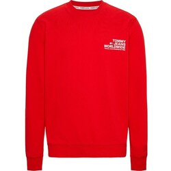 Textil Homem Sweats Tommy Hilfiger TJM REG ENTRY GRAPHIC CREW Vermelho